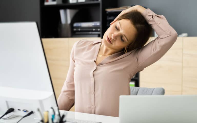 Neck Feeling Tight? Try This 30-Second Stretch 1 Neck Feeling Tight? Try This 30-Second Stretch