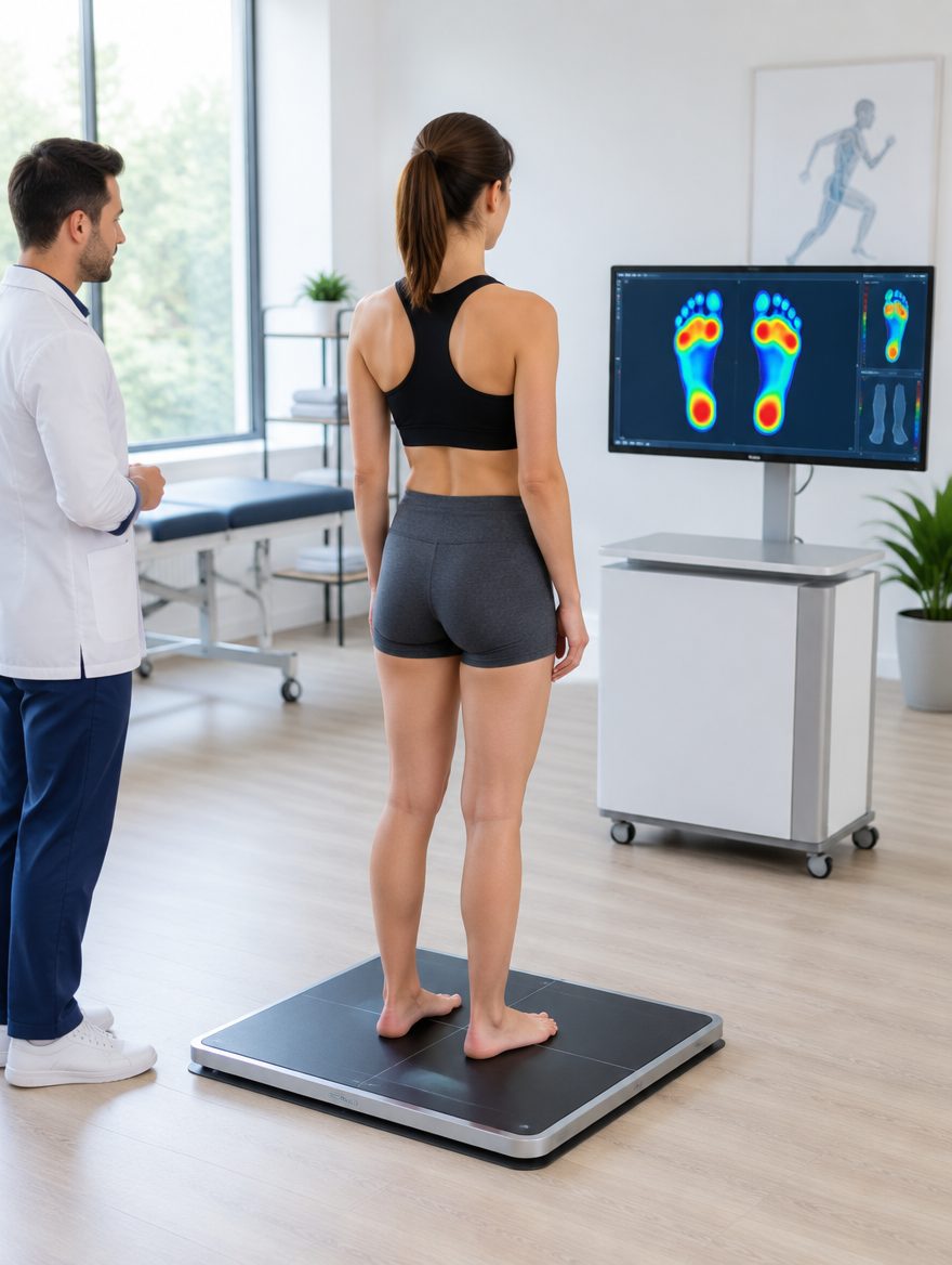 GaitScan digital foot pressure analysis at The Spine and Wellness Center